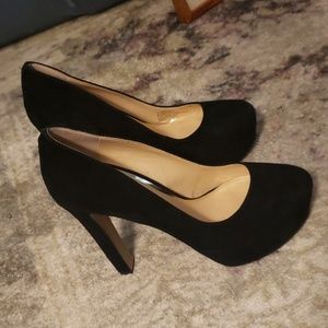 Jessica Simpson Black Platform Heels Stilleto